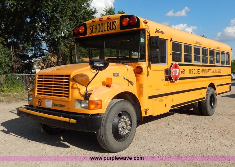 image for item I4390 1998 International 3800 school bus