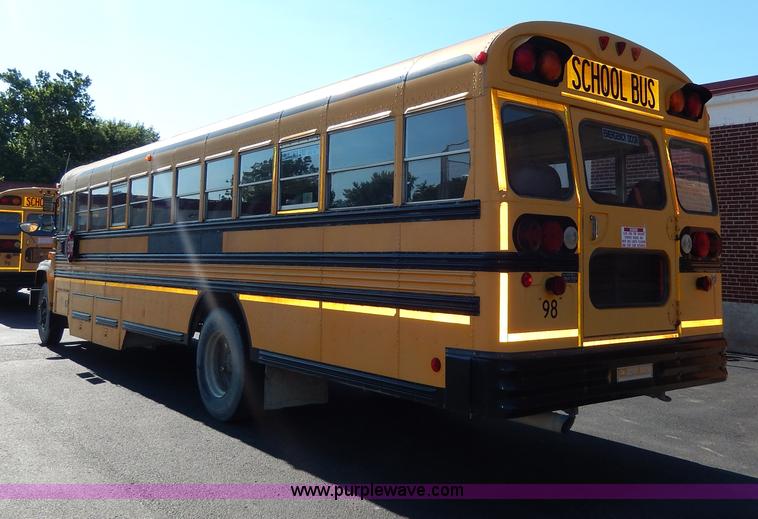 image for item I4456 1997 Chevrolet B7 Blue Bird school bus