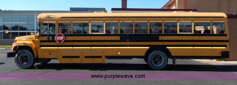 image for item I4456 1997 Chevrolet B7 Blue Bird school bus