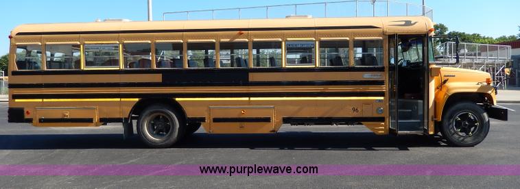 image for item I4457 1997 Chevrolet B7 Blue Bird school bus