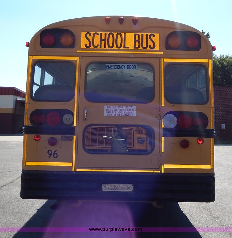 image for item I4457 1997 Chevrolet B7 Blue Bird school bus