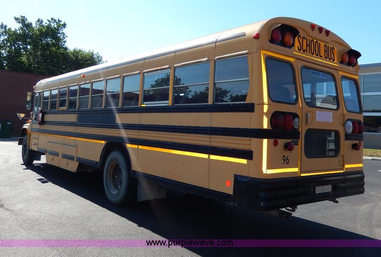 image for item I4457 1997 Chevrolet B7 Blue Bird school bus