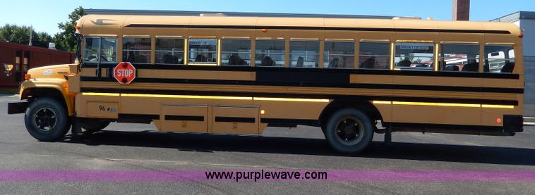 image for item I4457 1997 Chevrolet B7 Blue Bird school bus