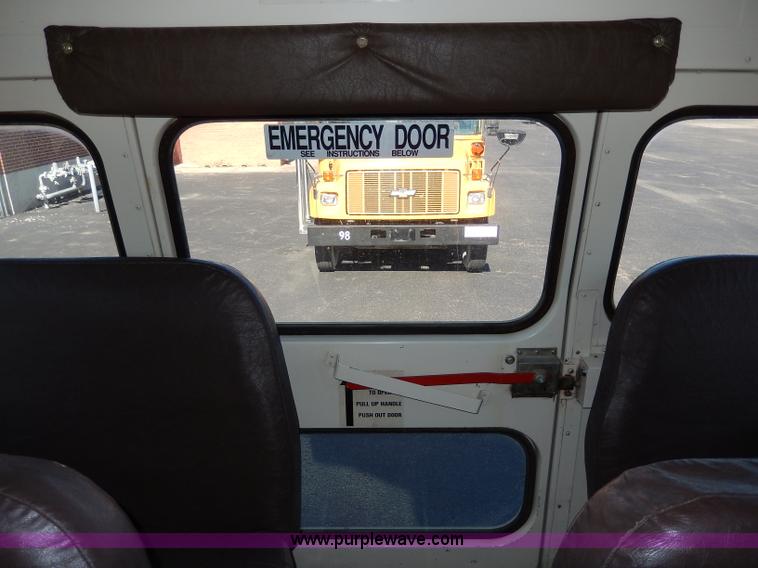 image for item I4457 1997 Chevrolet B7 Blue Bird school bus