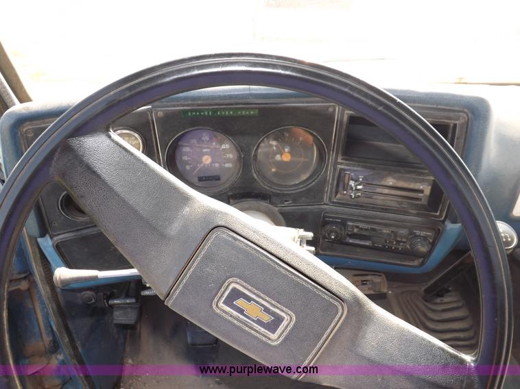 image for item I7633 1980 Chevrolet C30 Custom Deluxe flatbed truck