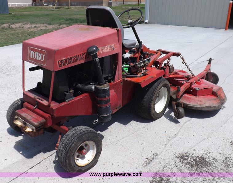 image for item I7660 Toro Ground Master 72 ZTR lawn mower