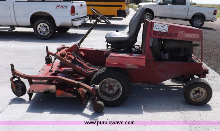 image for item I7660 Toro Ground Master 72 ZTR lawn mower