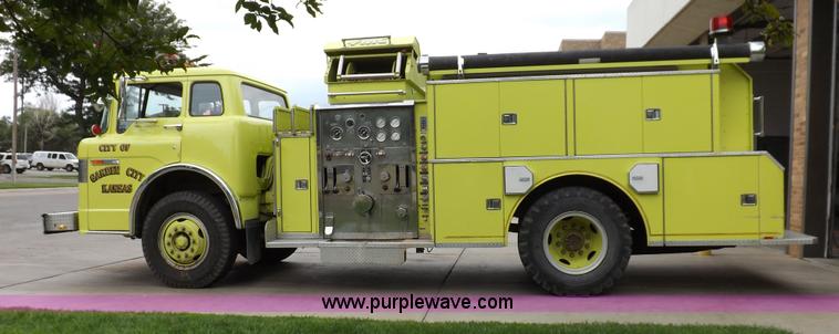 image for item I7667 1980 Ford Custom Cab 8000 firetruck
