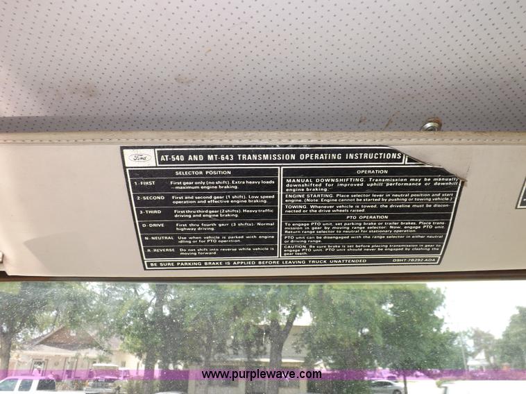 image for item I7667 1980 Ford Custom Cab 8000 firetruck