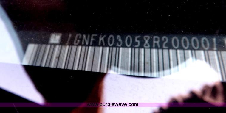 image for item I7677 2008 Chevrolet Tahoe Police SUV