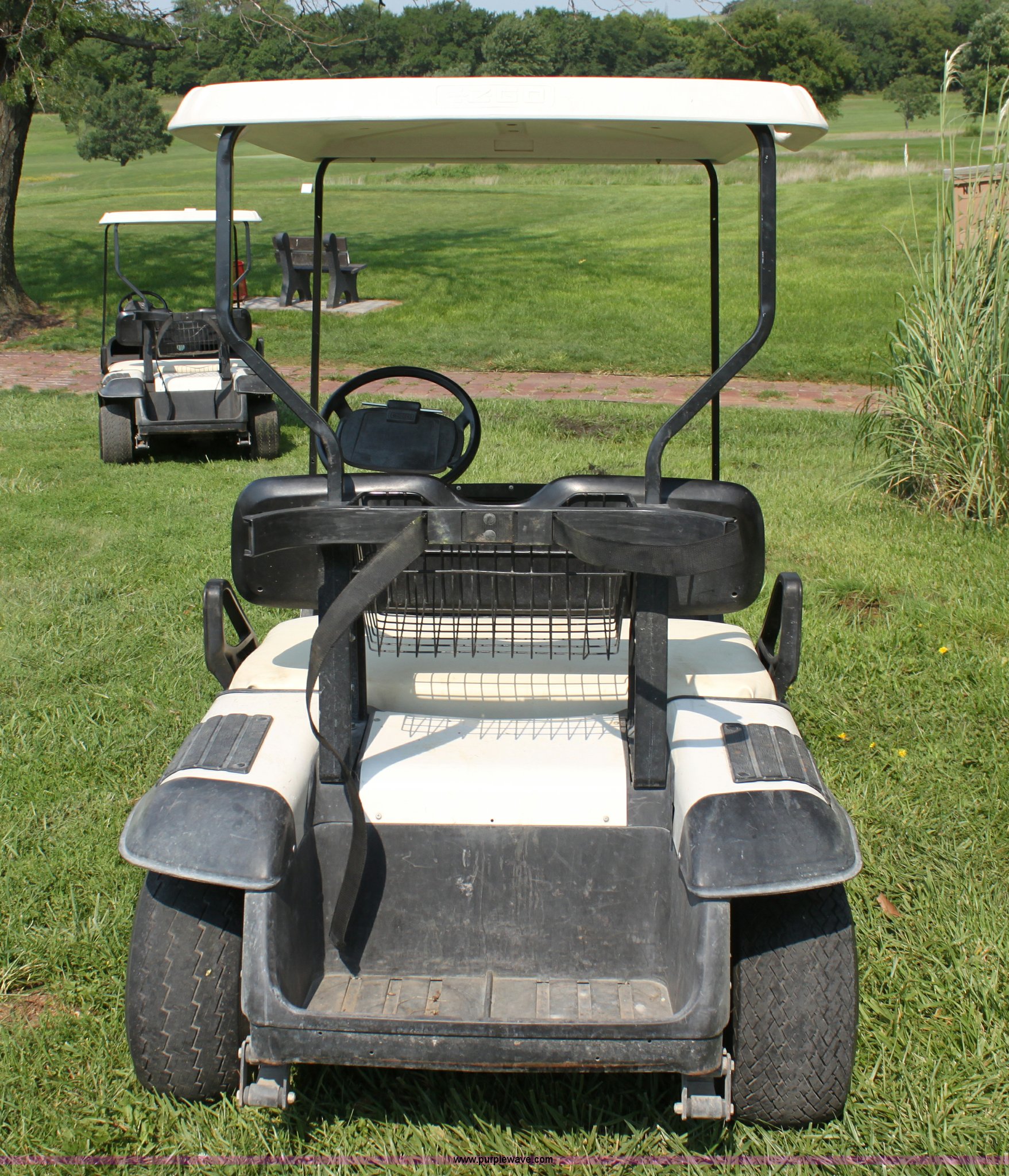 Textron EZGO golf cart in Chapman, KS Item AE9121 sold Purple Wave