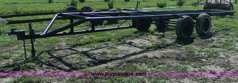 image for item AD9156 Shop built pipe frame tubing trailer