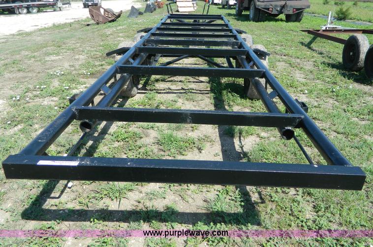 image for item AD9156 Shop built pipe frame tubing trailer