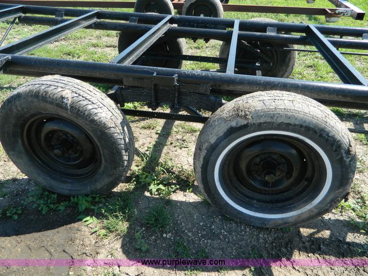 image for item AD9156 Shop built pipe frame tubing trailer
