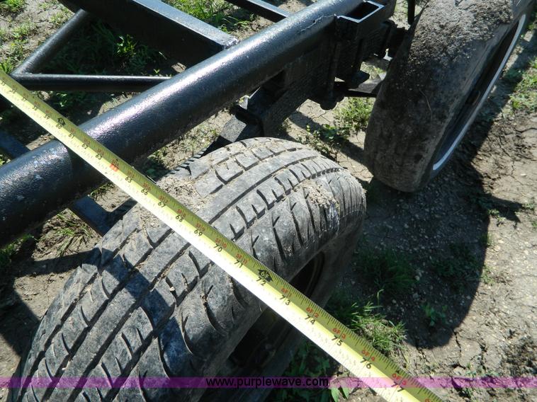 image for item AD9156 Shop built pipe frame tubing trailer