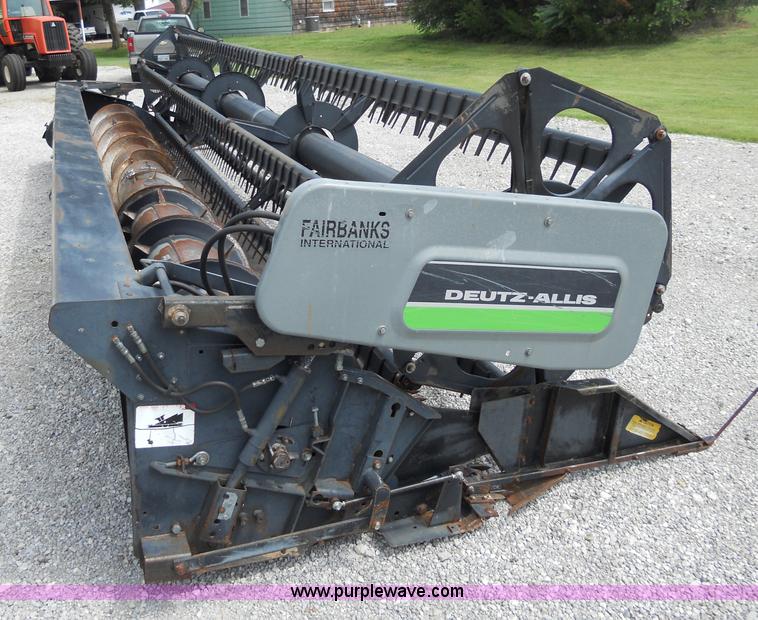 image for item AD9987 1990 Deutz Allis 324 24' flex head