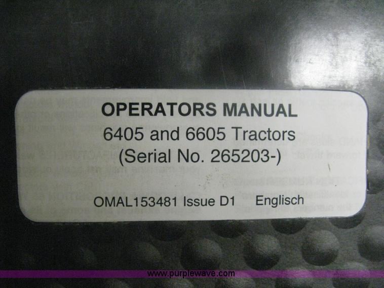 image for item D8490 2002 John Deere 6405 MFWD tractor