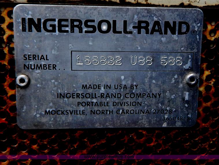 image for item G3407 Ingersoll Rand air compressor