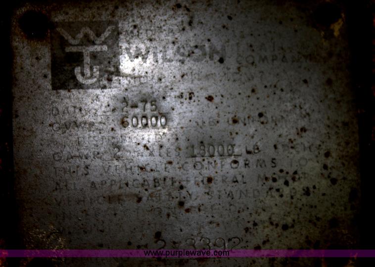 image for item G4074 1976 Wilson straight load cattle trailer