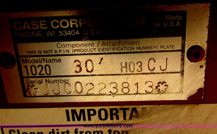 image for item G4086 1997 Case IH 1020 flex head