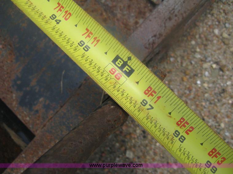 image for item H6464 Quick attach 8' forked grapple bucket