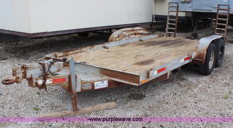 image for item G5055 1996 Cronkite double axle trailer
