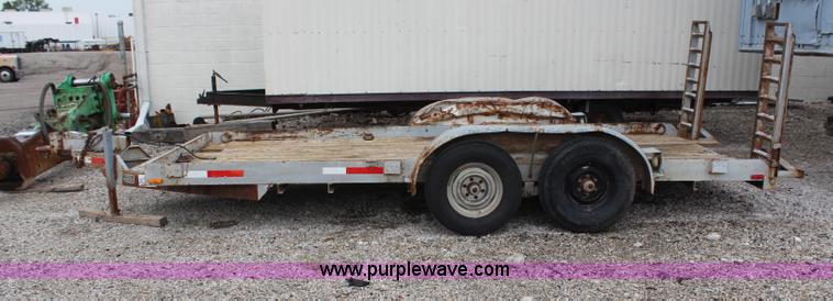 image for item G5055 1996 Cronkite double axle trailer