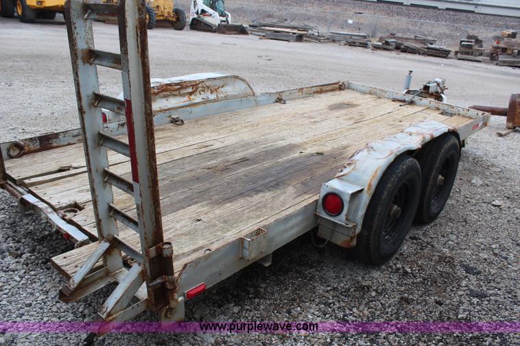 image for item G5055 1996 Cronkite double axle trailer