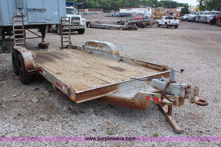 image for item G5055 1996 Cronkite double axle trailer