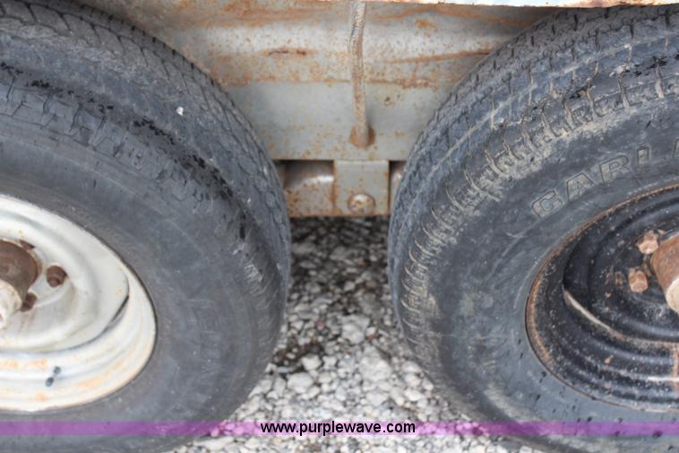 image for item G5055 1996 Cronkite double axle trailer