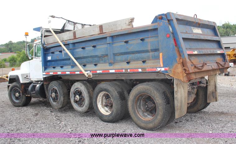 image for item H6511 1994 Mack RD688S quad axle dump truck