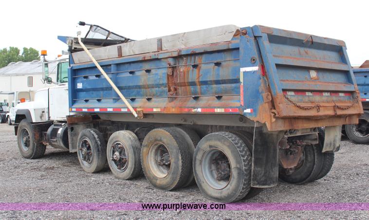 image for item H6512 1994 Mack RS688S quad axle dump truck