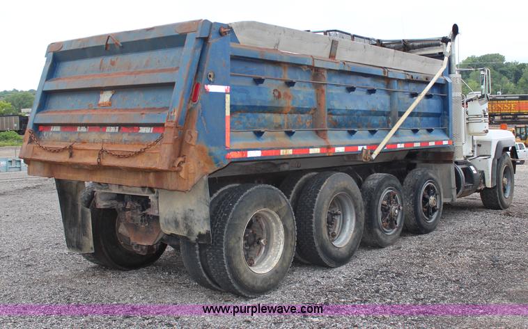 image for item H6512 1994 Mack RS688S quad axle dump truck