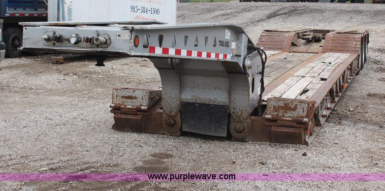 image for item H6717 1999 Trail King HG Series lowboy trailer