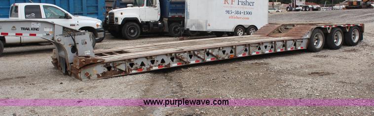 image for item H6717 1999 Trail King HG Series lowboy trailer