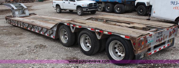 image for item H6717 1999 Trail King HG Series lowboy trailer