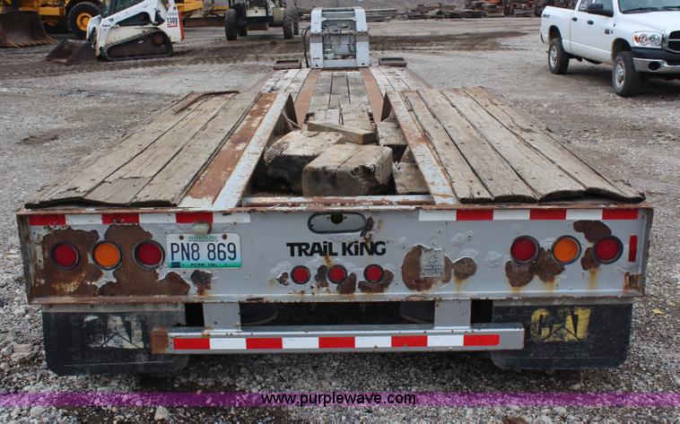 image for item H6717 1999 Trail King HG Series lowboy trailer