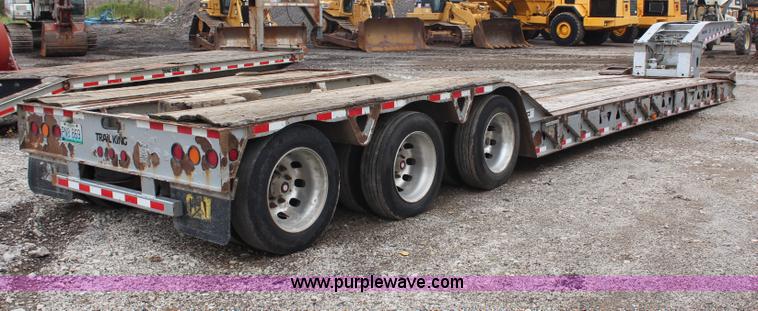 image for item H6717 1999 Trail King HG Series lowboy trailer