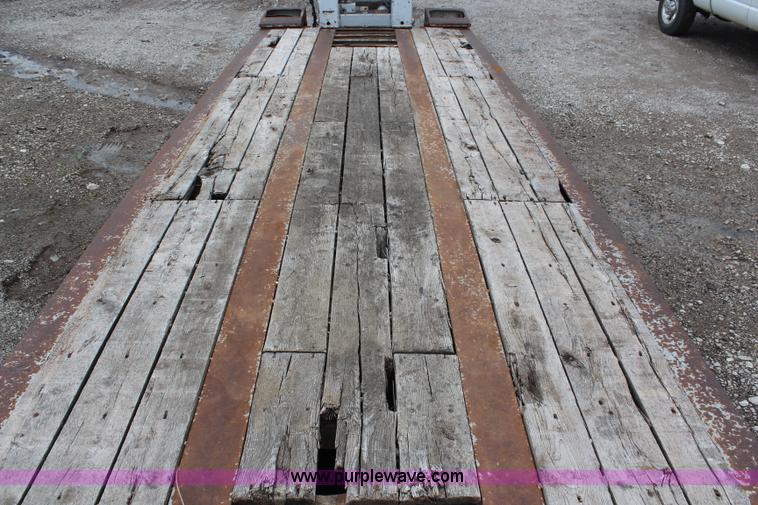 image for item H6717 1999 Trail King HG Series lowboy trailer