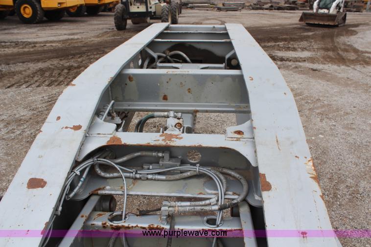 image for item H6717 1999 Trail King HG Series lowboy trailer