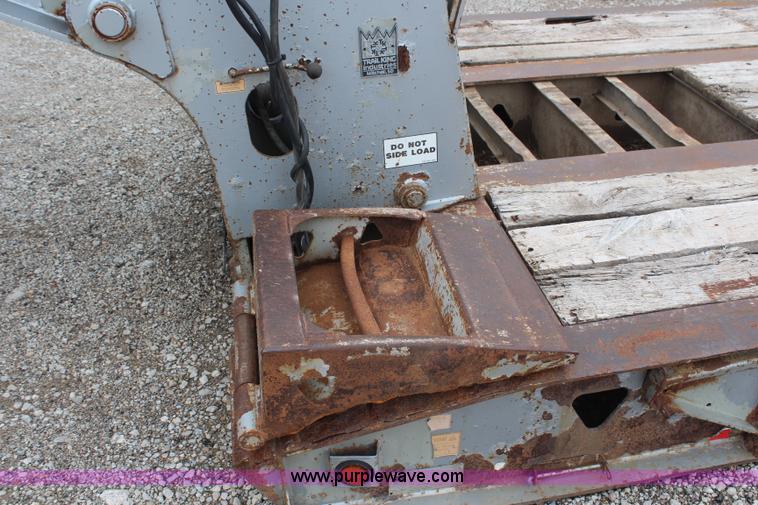 image for item H6717 1999 Trail King HG Series lowboy trailer