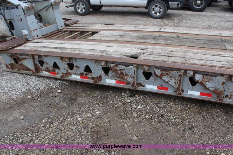 image for item H6717 1999 Trail King HG Series lowboy trailer