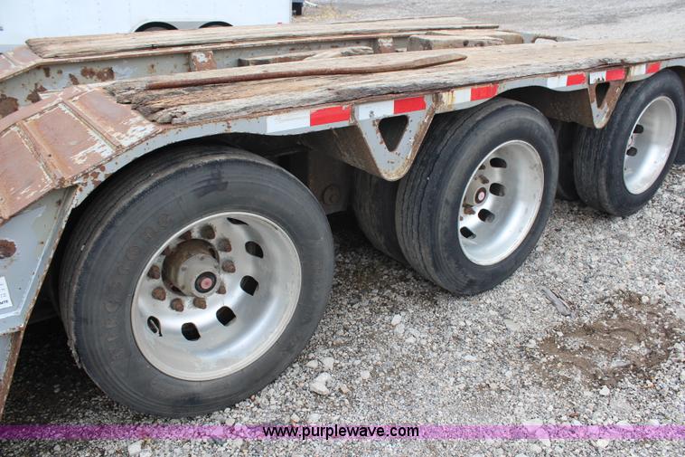 image for item H6717 1999 Trail King HG Series lowboy trailer