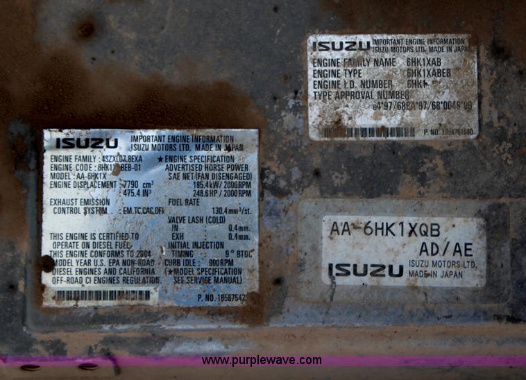 image for item H6727 2004 Link-Belt 330 LX excavator