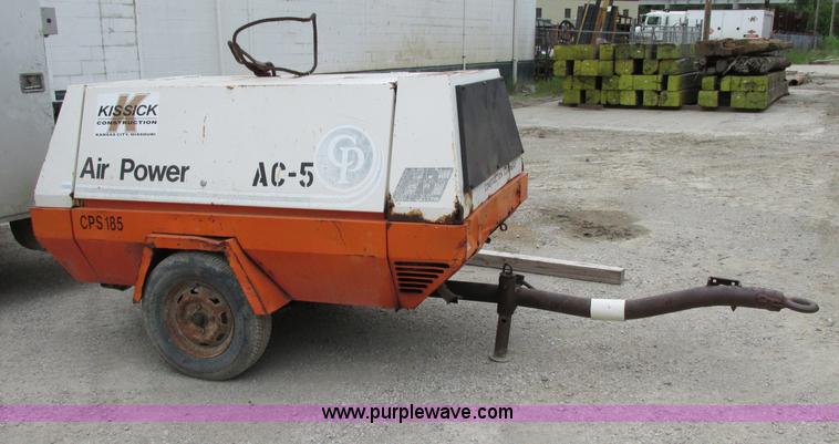 image for item F5198 1987 Chicago Pneumatic 185 cfm air compressor