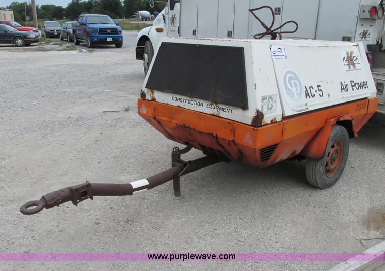 image for item F5198 1987 Chicago Pneumatic 185 cfm air compressor