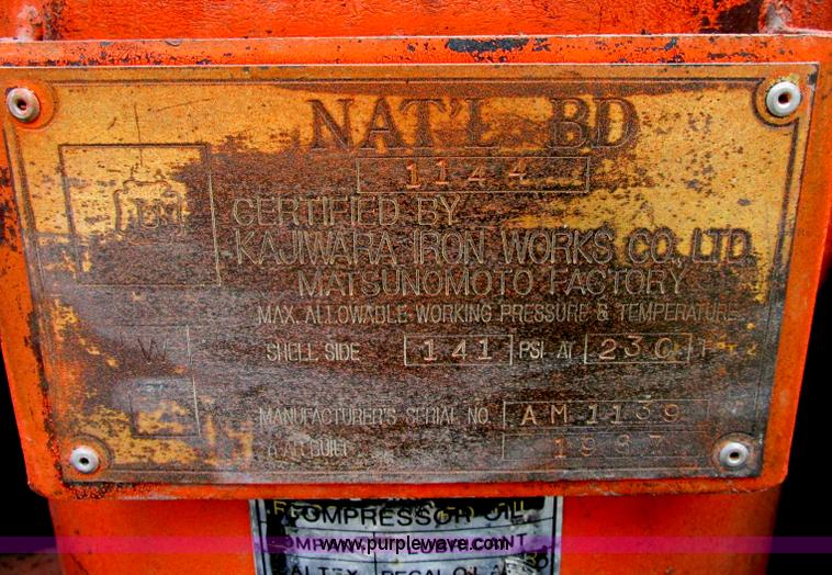 image for item F5198 1987 Chicago Pneumatic 185 cfm air compressor