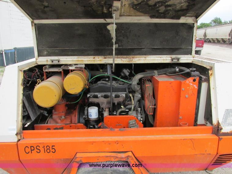 image for item F5198 1987 Chicago Pneumatic 185 cfm air compressor