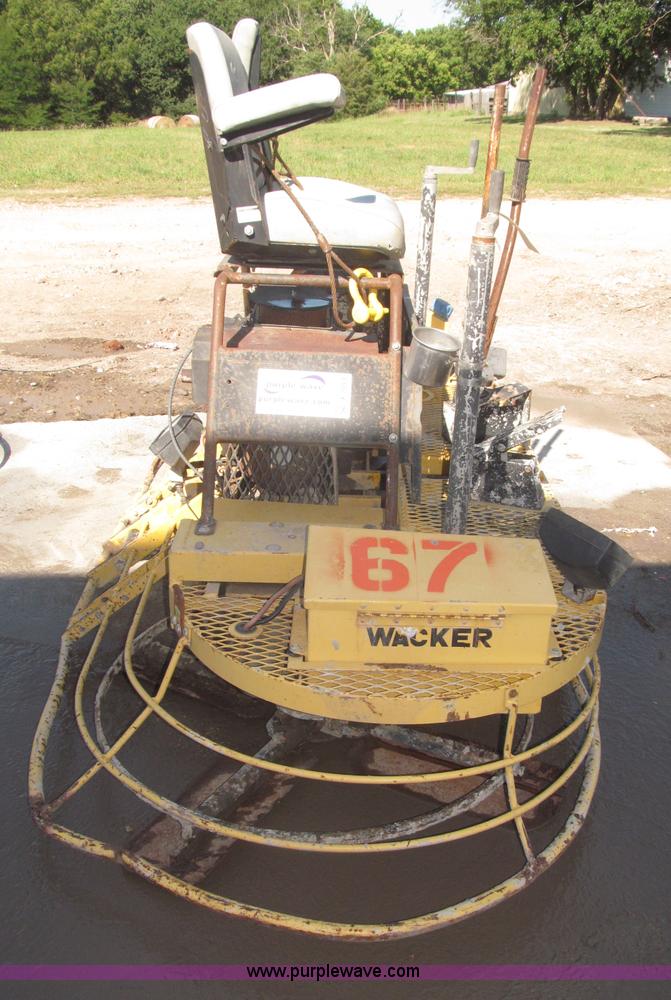 image for item F7093 Wacker CRT46KHN 46" ride on power trowel