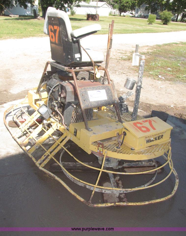 image for item F7093 Wacker CRT46KHN 46" ride on power trowel